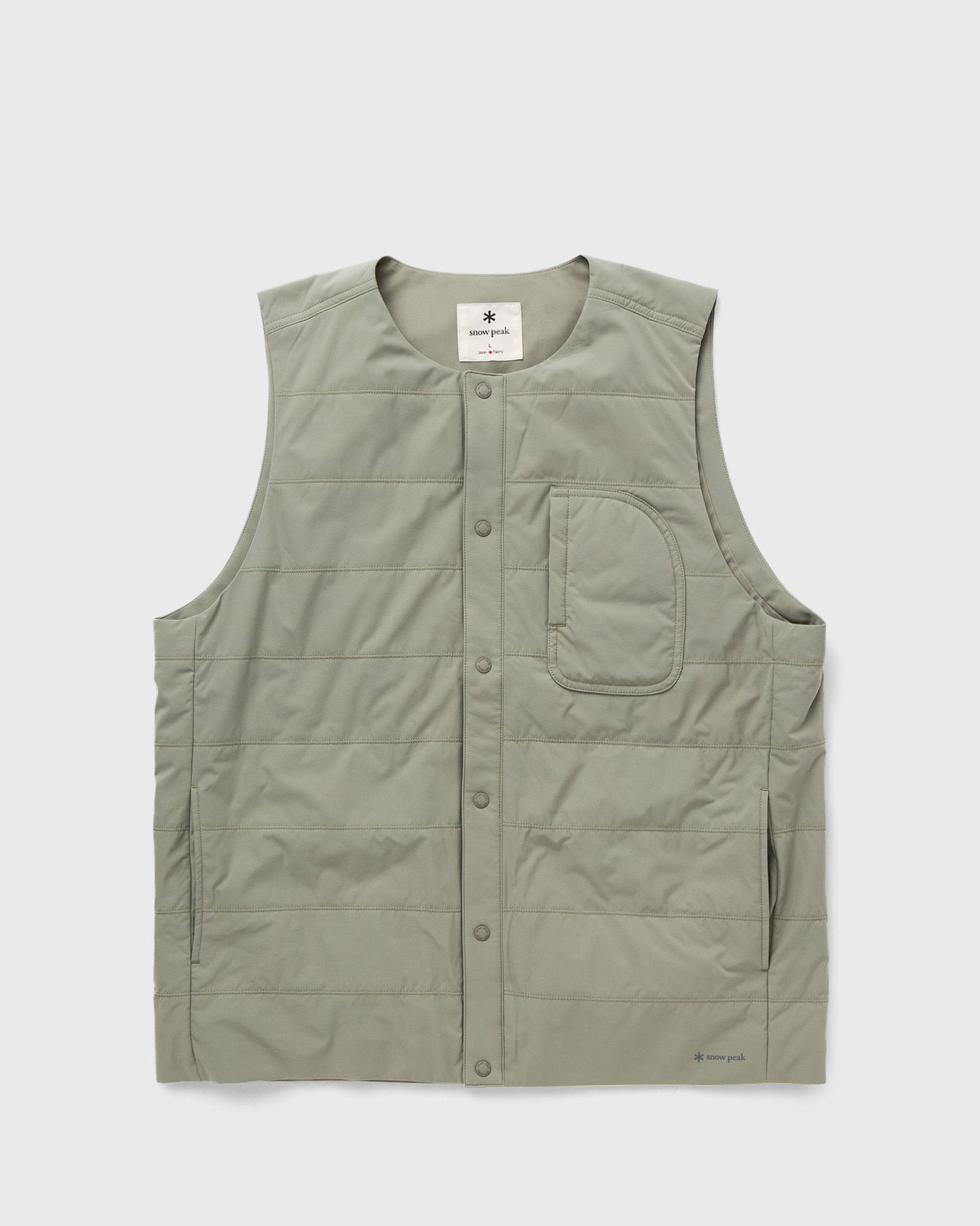 Vest Snow Peak FLEXIBLE INSULATED VEST Grøn | SW-24SU004-BEIGE, 0