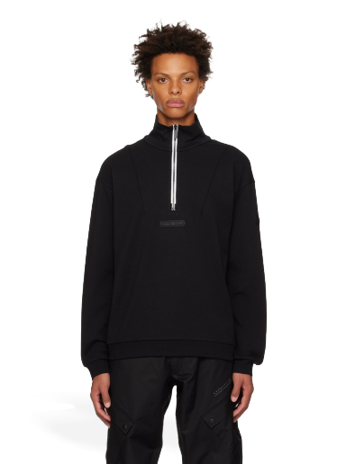 Sweatshirt Moncler Half-Zip Sweatshirt Sort | I10918G00016899W4