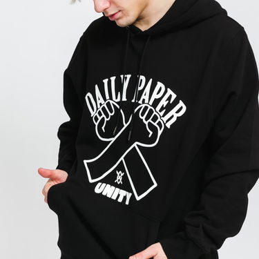 Sweatshirt DAILY PAPER Milo Hoodie Sort | 2211095, 1