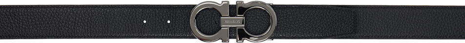 Bælter FERRAGAMO Reversible Gancini Belt Mørkeblå | 687611, 0