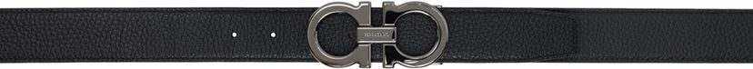Bælter FERRAGAMO Reversible Gancini Belt Mørkeblå | 687611