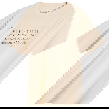 T-shirt Maison Margiela Maison Margiela Logo T-Shirt, Size Large Beige | S51GC0534S24575103, 1