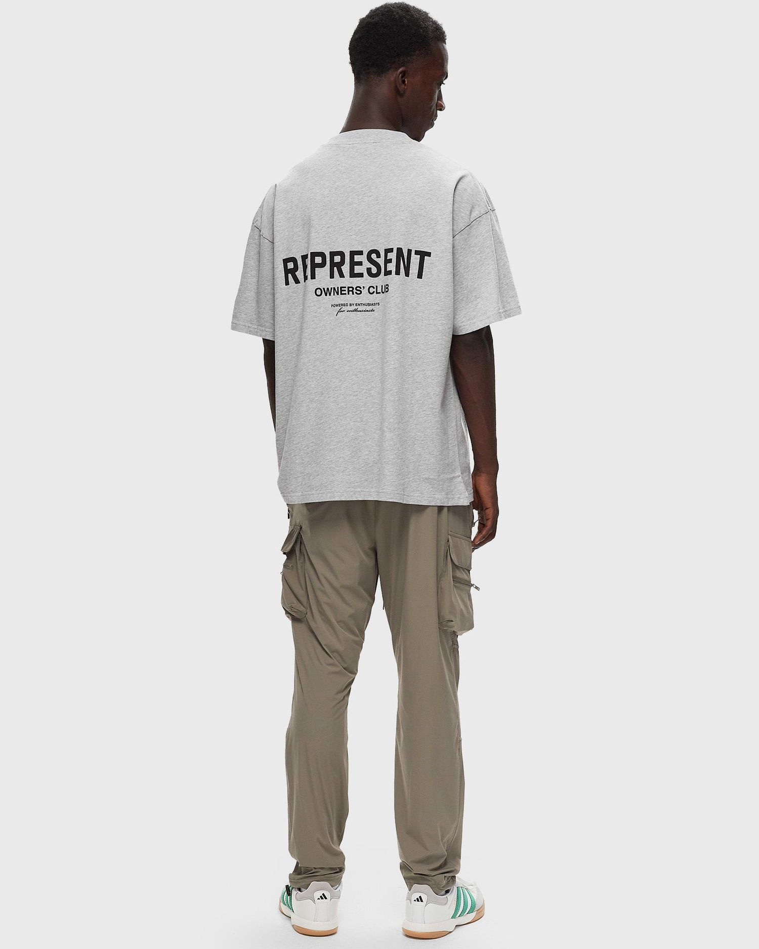 T-shirt Represent Clo REPRESENT OWNERS CLUB TEE Grå | OCM41114-158, 1
