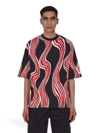 T-shirt Moncler x JW Anderson Printed T-Shirt Sort | H209E8C00003 999