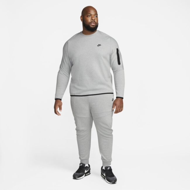 Sweatshirt Nike Tech Fleece Crew Sweatshirt Grå | CU4505-063, 1