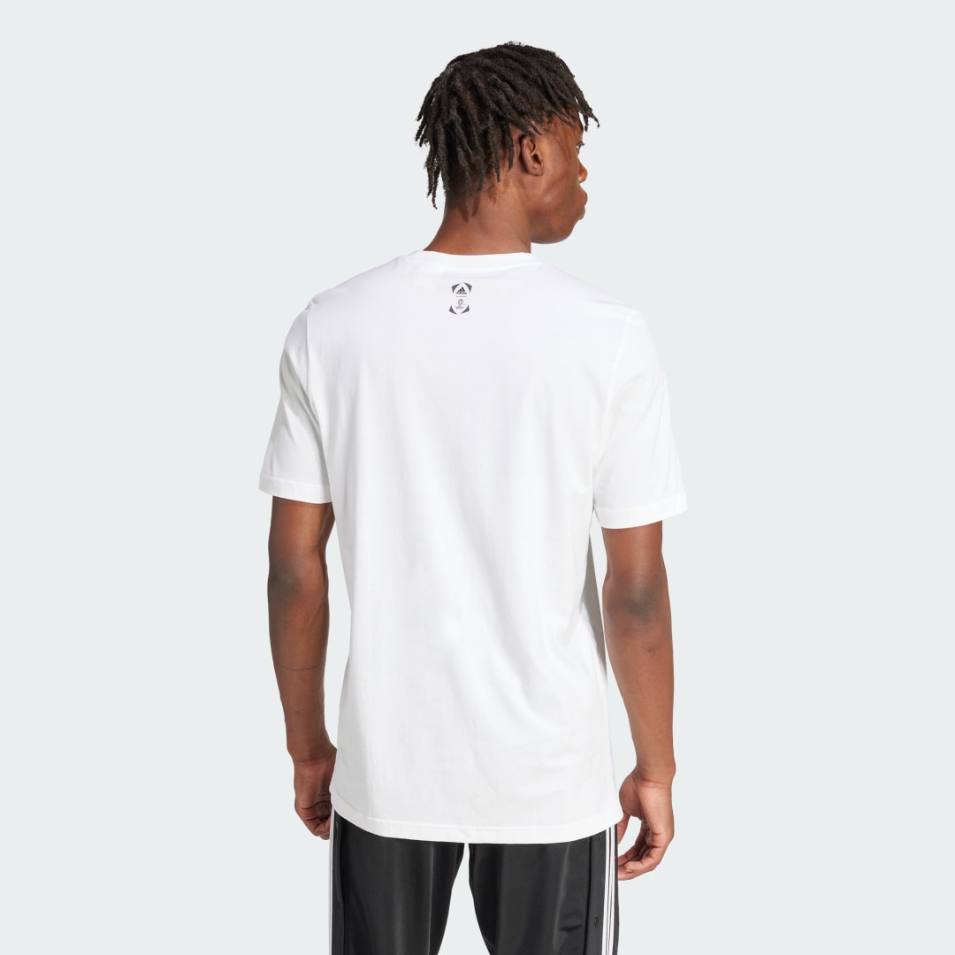T-shirt adidas Performance UEFA EURO24™Official Emblem Hvid | IT9290, 1