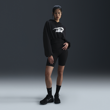 Sweatshirt Nike Sportswear Cropped Hoodie Sort | FV7777-010, 3