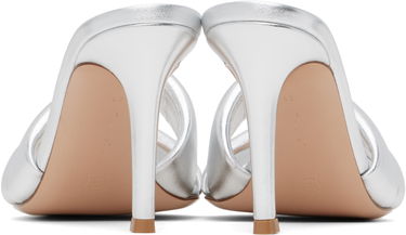 Sneakers og sko Gianvito Rossi Amour Heeled Mules Metalisk | G10012-85RIC-NPS, 4