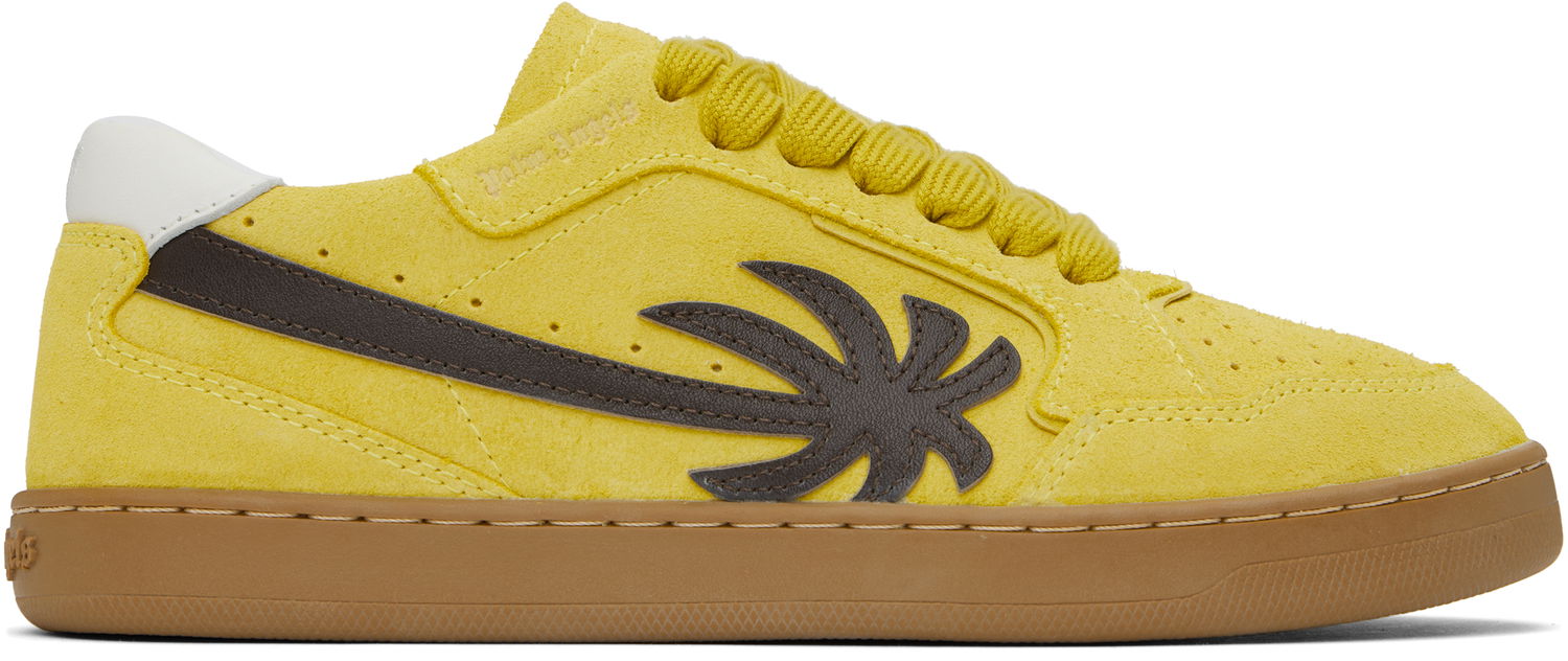 Tøj Palm Angels Palm Angels New Palm 1 Gul | PWIA063S25LEA0021660, 0