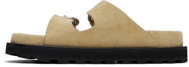 Tøj Jil Sander Jil Sander Pin-Buckle Suede Sandals Beige | J44WP0026_P8213, 2