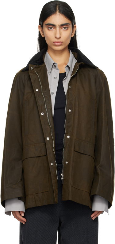 Jakke TOTEME TOTEME Country Jacket Grøn | 244-WRO4722-FB0320, 0