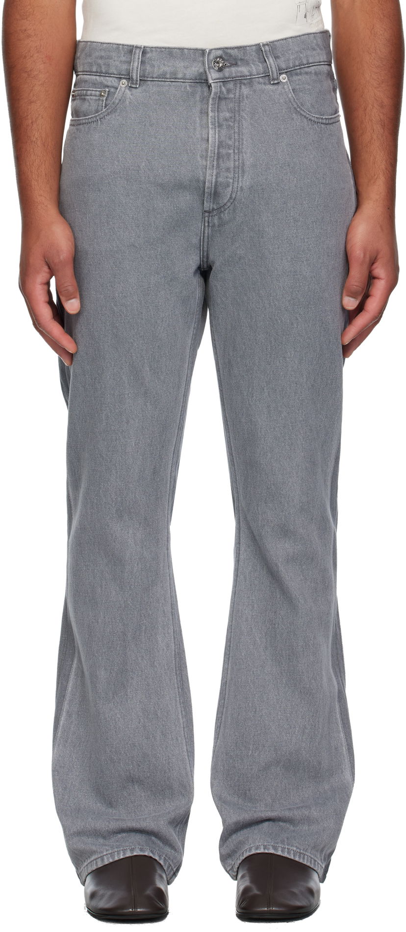 Jeans JW Anderson JW Anderson Bootcut Jeans Grå | DT0121-PG1837