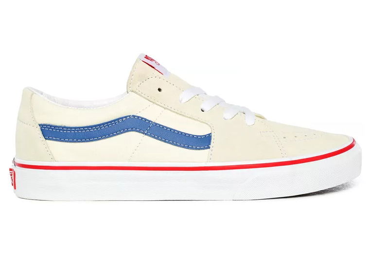 Sneakers og sko Vans Sk8-Low Classic White Navy Hvid | VN0A4UUK24I, 0