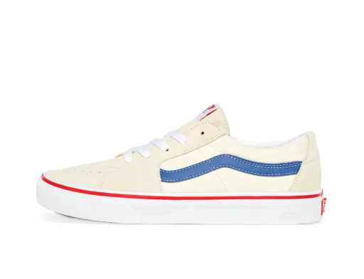 Skateboarding Vans Sk8-Low Classic White Navy Hvid | VN0A4UUK24I