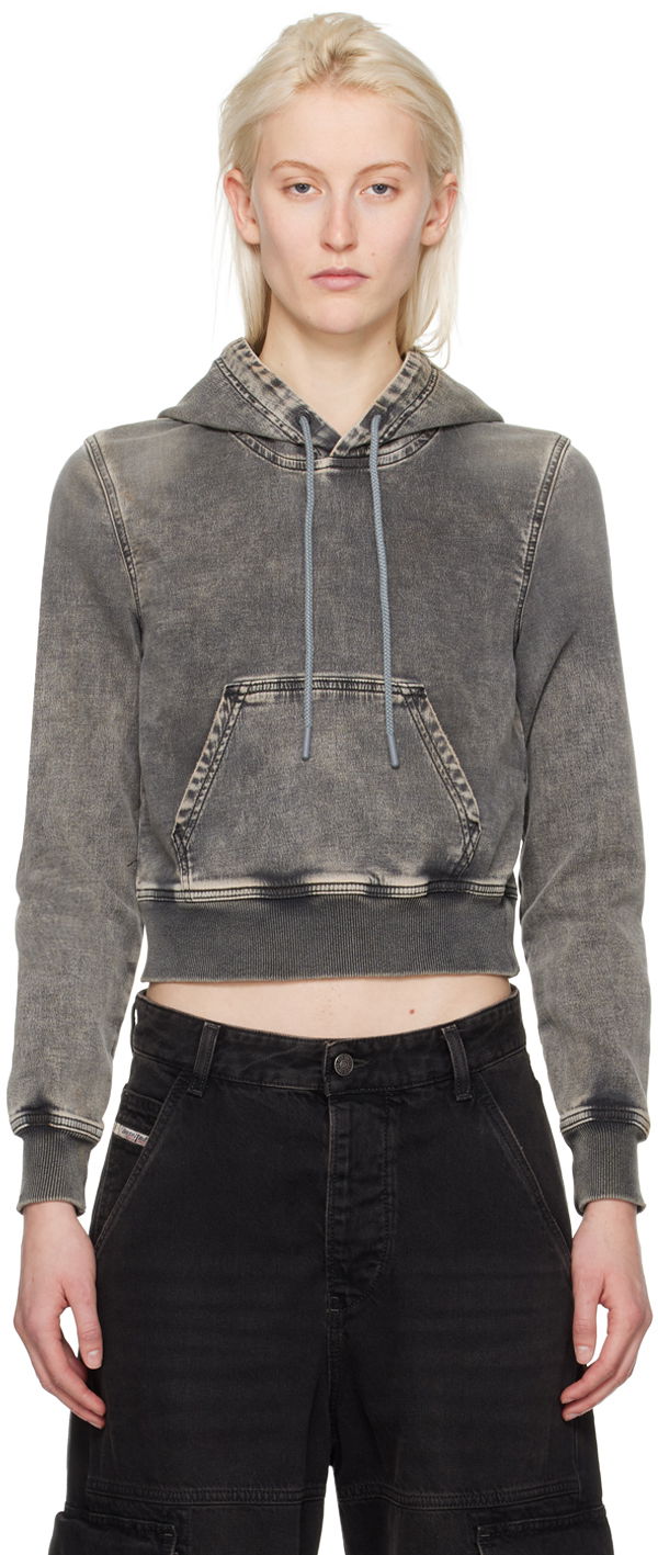 Sweatshirt Diesel D-Angy Hoodie Grå | A12574 068HT
