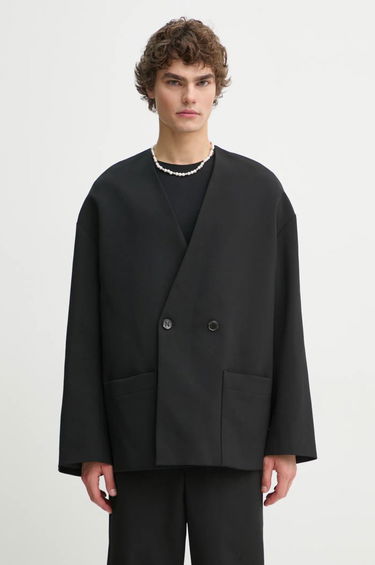 Jakke Nanushka Nanushka CEDRIC Wool Blend Blazer Sort | NM24FWJK24499, 0