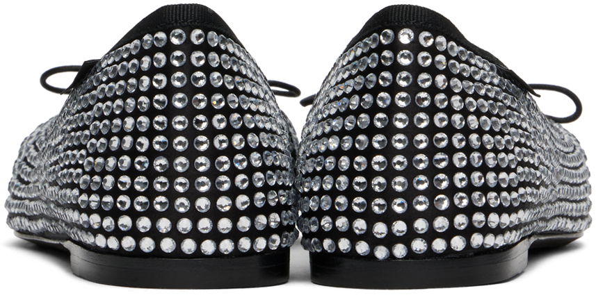Kjole Alexander Wang Alexander Wang Billie Crystal Ballerina Flats Sort | 30324F065, 1