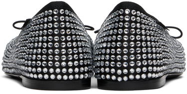 Kjole Alexander Wang Alexander Wang Billie Crystal Ballerina Flats Sort | 30324F065, 1