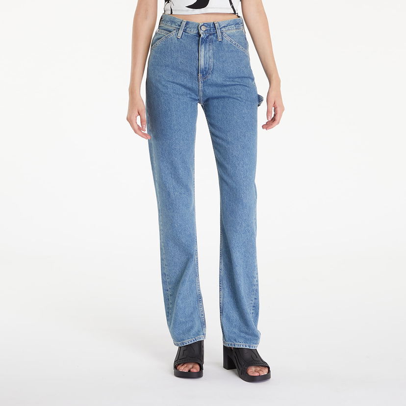Jeans CALVIN KLEIN High Rise Straight Denim Light Blå | J20J223718 1AA