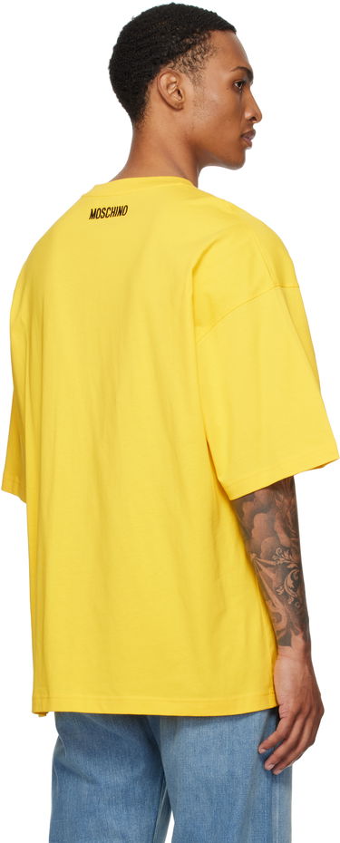 T-shirt Moschino Moschino Smiley® Organic Cotton T-Shirt Gul | 252ZZ072352411027, 2