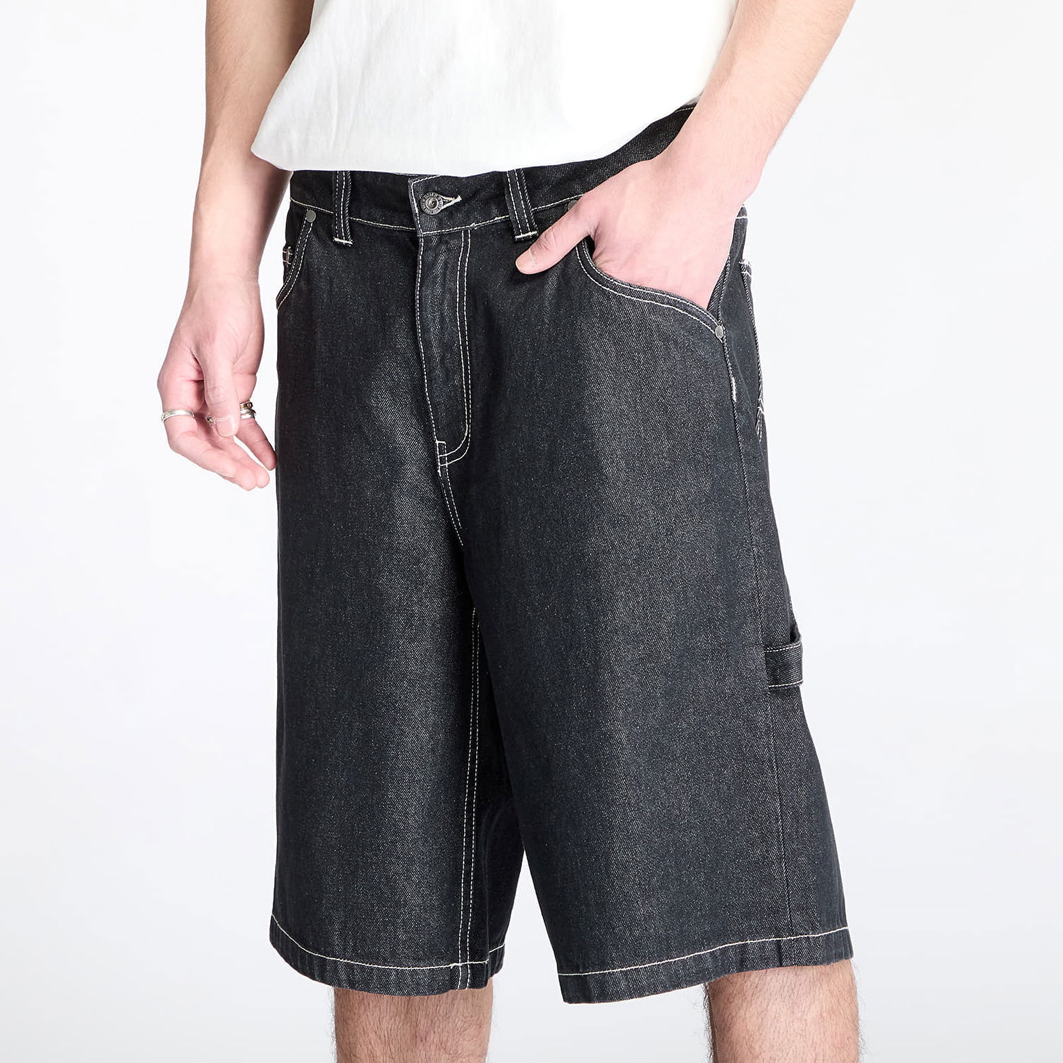 Shorts Dime Dime Classic Denim Shorts Sort | DIMESP2515BLK, 1