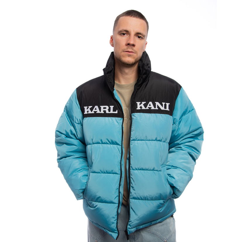 Puffer jakke Karl Kani Karl Kani Retro Essential Puffer Jacket Blå | PD00007604