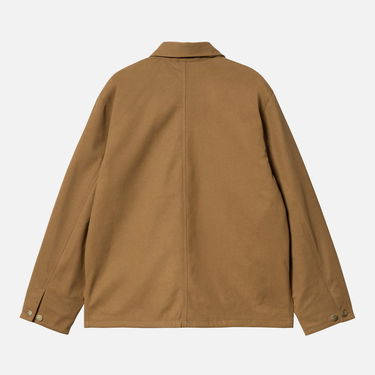 Frakker Carhartt WIP Faux Suede Michigan Coat - Hamilton Brown Brun | I033717-HZXX, 0