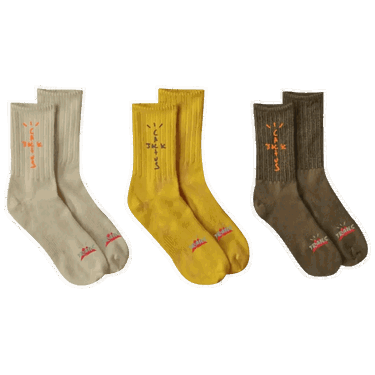 Undertøj og sokker Cactus Jack by Travis Scott Cactus Trails Hiking Socks Pack Flerfarvet | CJNT AS25 BROW, 0