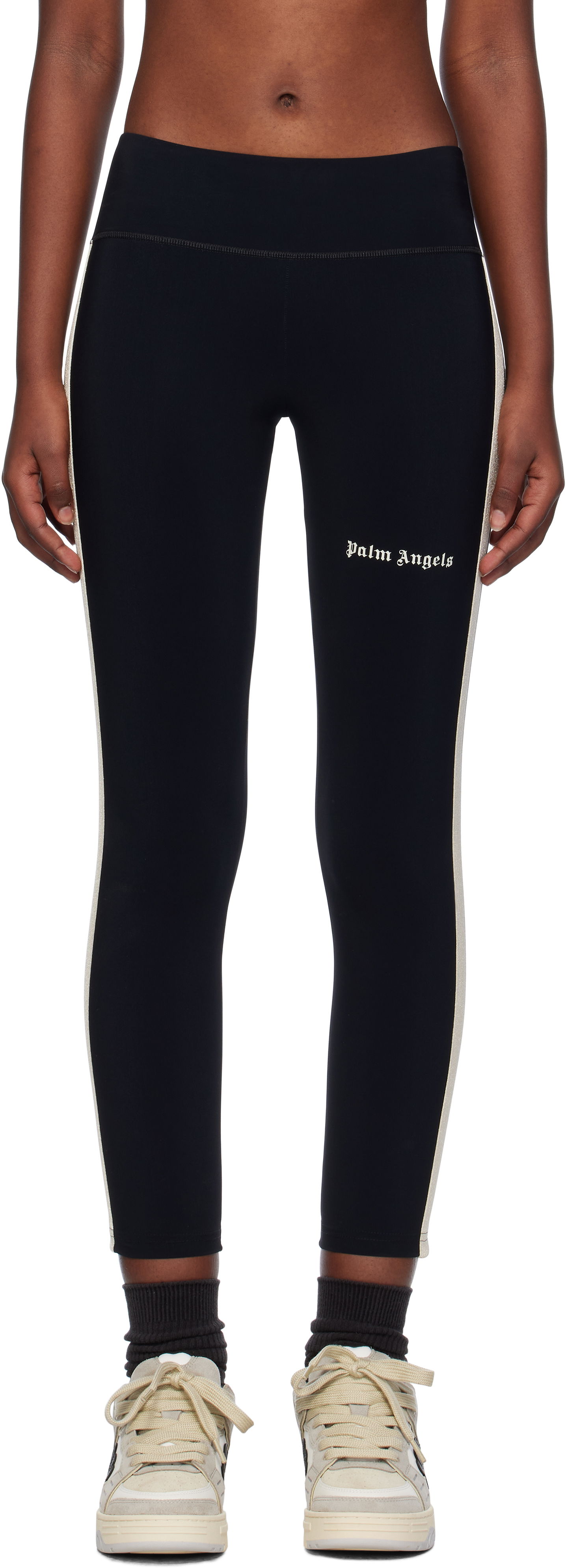 Leggings Palm Angels Training Track Sport Sort | PWVG008C99FAB0011003, 0