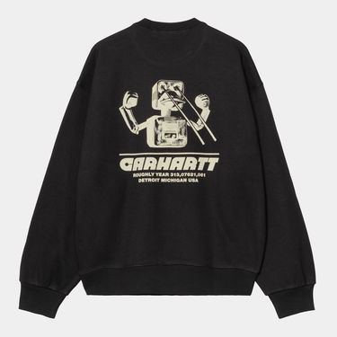 Sweatshirt Carhartt WIP Wiptopia Sweatshirt Sort | I035644_9, 4