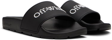 Sneakers og sko Off-White Black Bookish Pool Slides Sort | OWIU001C99MAT0011001, 3