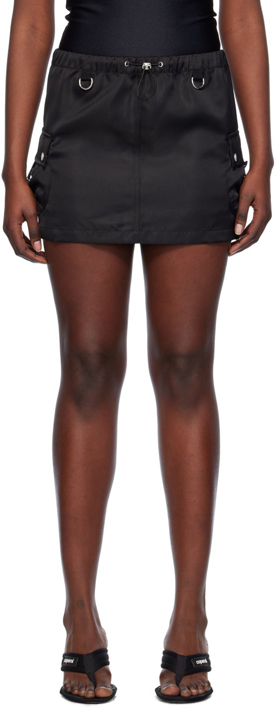 Nederdel Coperni Coperni Cargo Miniskirt Sort | COPJ49BIS828