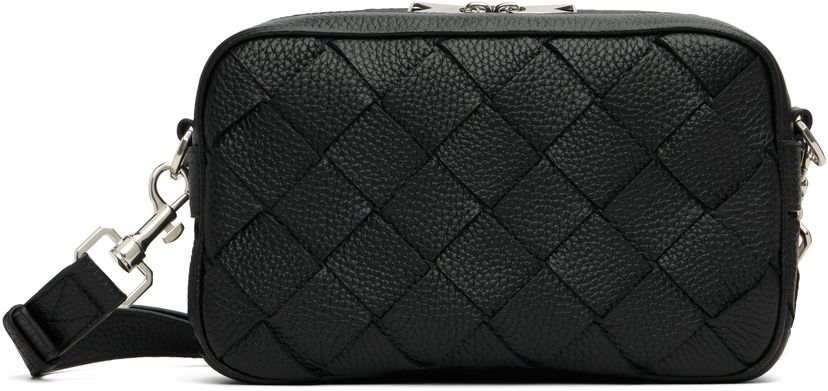 Håndtaske Bottega Veneta Bottega Veneta Small Intrecciato Camera Bag Sort | 755923V4G318803