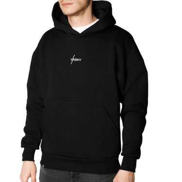 Sweatshirt Vasky Oversize Hoodie Sort | A-1241-001, 0