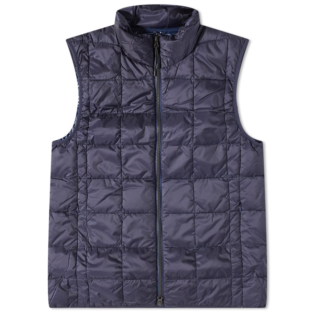 Vest TAION High Neck Zip Down Vest Mørkeblå | TAION-002WZ-NVY, 0