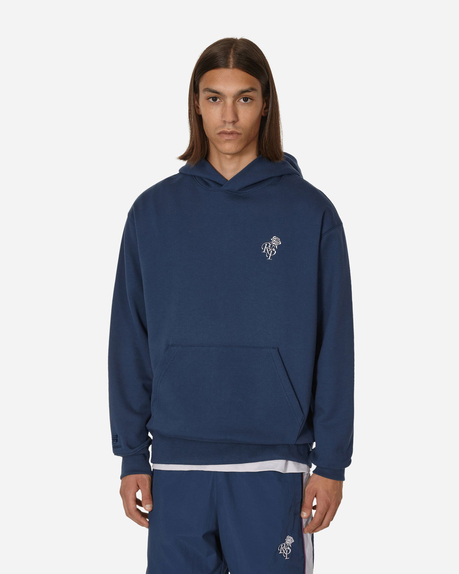 Sweatshirt New Balance x Rich Paul Athletics Hooded Sweatshirt Mørkeblå | MT31565NNY, 1