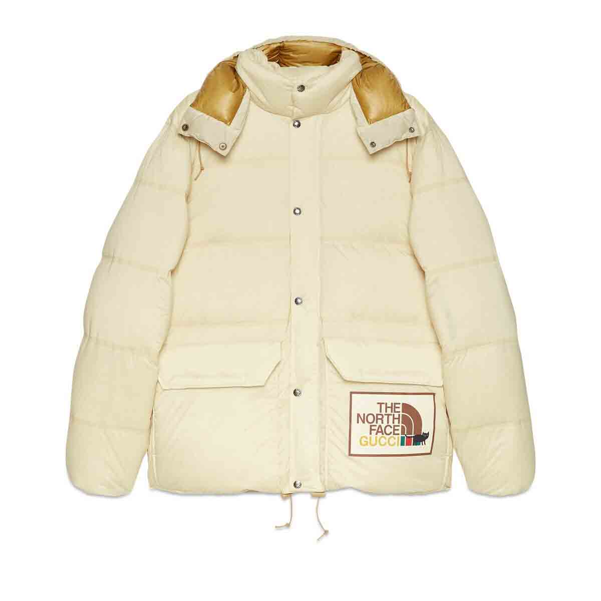 Puffer jakke Gucci The North Face x Down Jacket Beige Beige | 663753 XAAC0 9118, 0