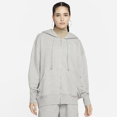 Sweatshirt Nike Sportswear Phoenix Fleece Oversized Full-Zip Hoodie Grå | DQ5758-063, 0