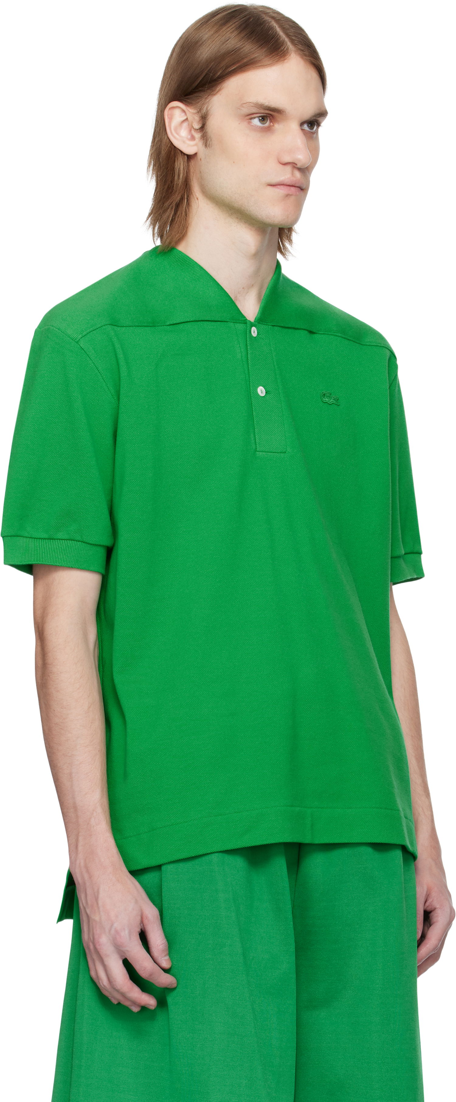 Polo skjorte Lacoste Lacoste Runway Classic Fit Polo Grøn | PH6738, 1