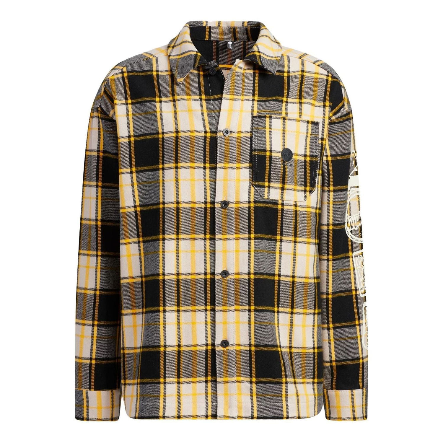 Skjorte adidas Originals Men's CESP Plaid Button-Down Shirt Sort | IA6824, 0