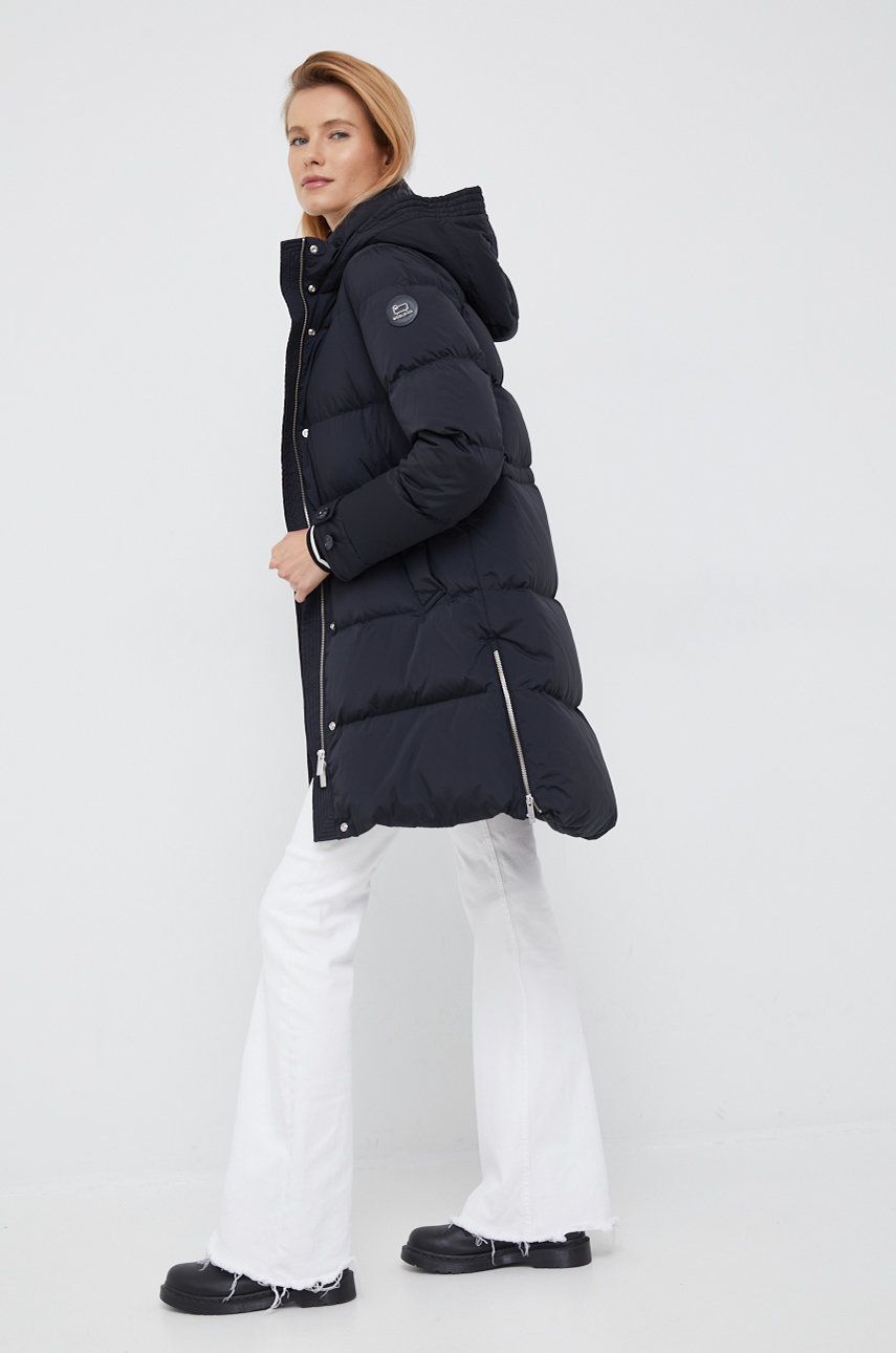 Parka WOOLRICH Alsea Feather-Down Hooded Parka Sort | CFWWOU0697FRUT1148, 0
