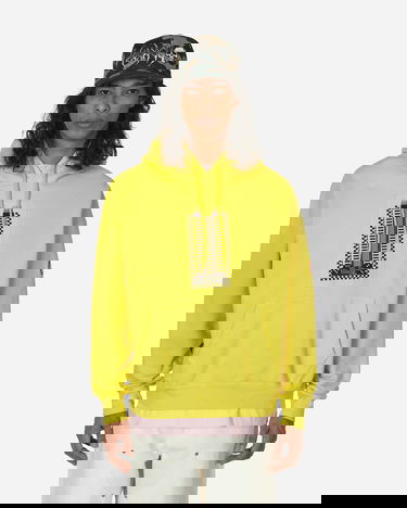 Sweatshirt Cav Empt Overdye Reprocess Heavy Hooded Sweatshirt Yellow Gul | CES25CS07 YLLW, 1