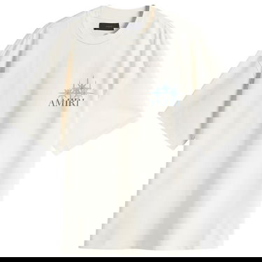 T-shirt AMIRI Starburst Oversized T-Shirt, Size Large Hvid | AMJYTE1179-127, 1
