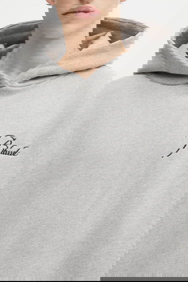 Sweatshirt Rhude Classique Plain Hoodie Grå | RHFW25HO03829, 3