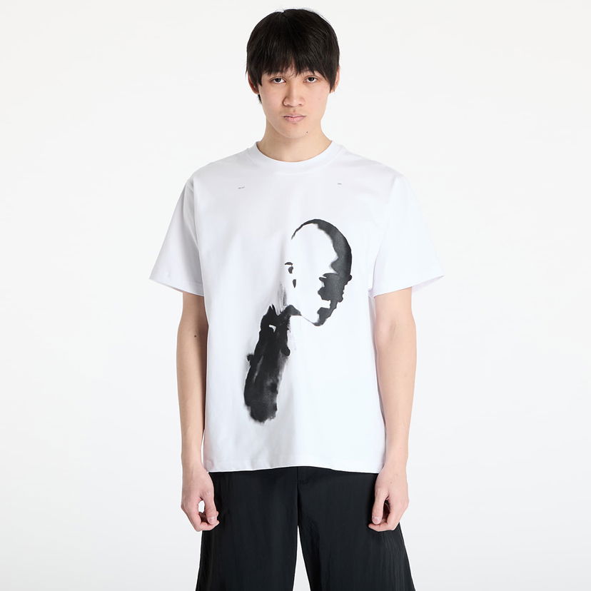 T-shirt HELIOT EMIL HELIOT EMIL Ai Generated Print T-Shirt Hvid | SS25_M_09_041_WHT02_CO
