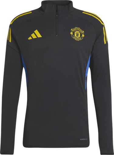 Sweatshirt adidas Originals Manchester United AEROREADY Quarter-Zip Long-Sleeve Training Top 2025/26 Sort | jp3143, 2