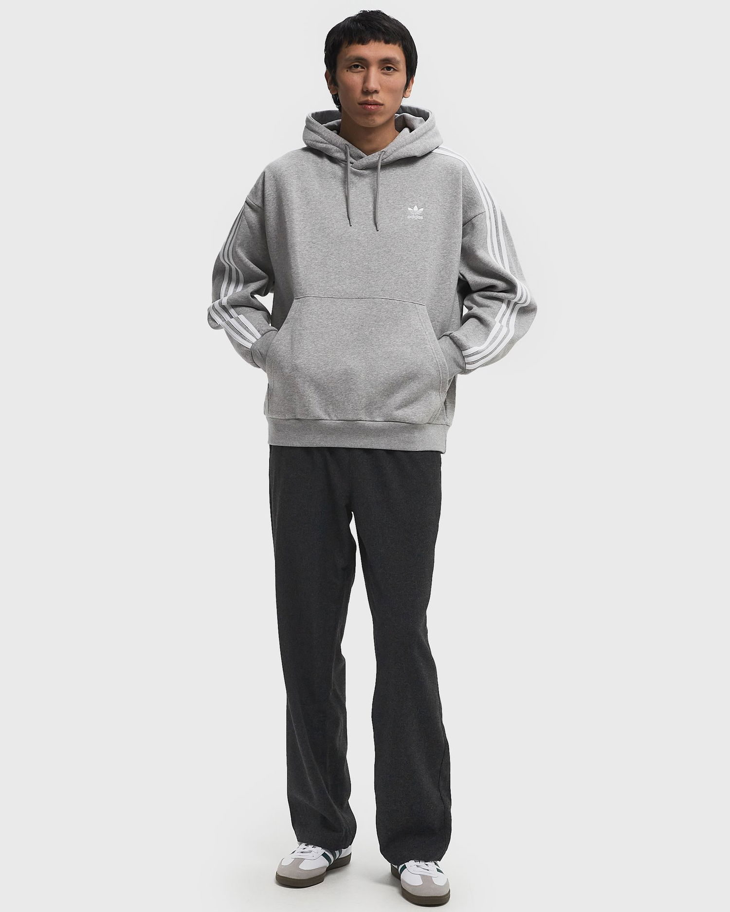 Sweatshirt adidas Originals Baggy Hoodie Grå | JP1076, 1