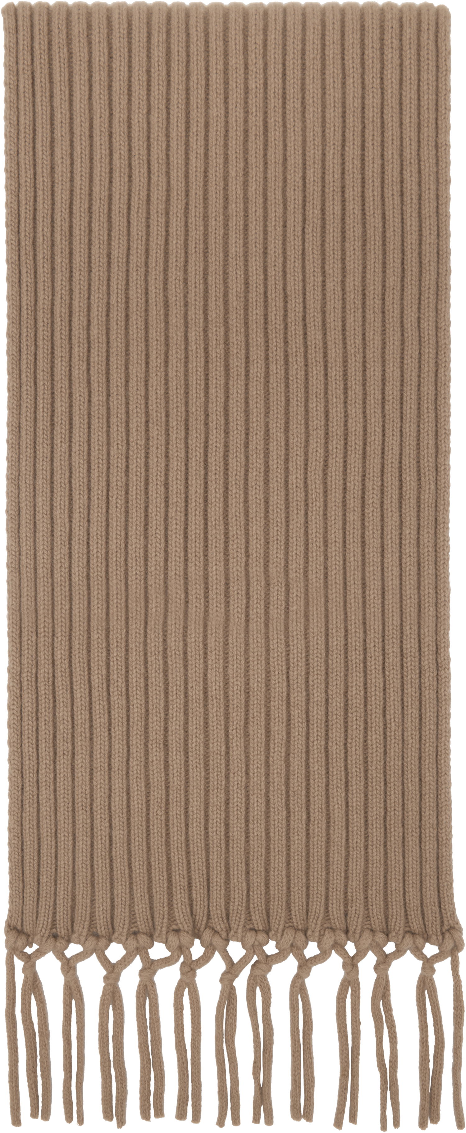 Tørklæde Max Mara Weekend Max Mara Knitted Tassel Scarf Brun | 2425746035600 MM12149, 1