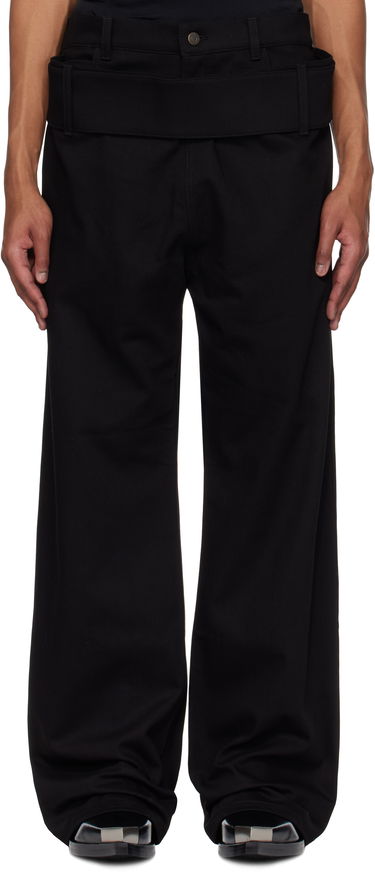 Bukser Courrèges Courrèges Double Belt Jeans Sort | 125DPA287DE0020, 0