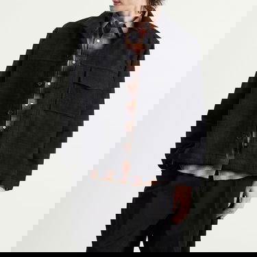 Jakke YMC YMC Cruiser Check Shirt Jacket, Size Small Sort | P5ZAT-01, 2